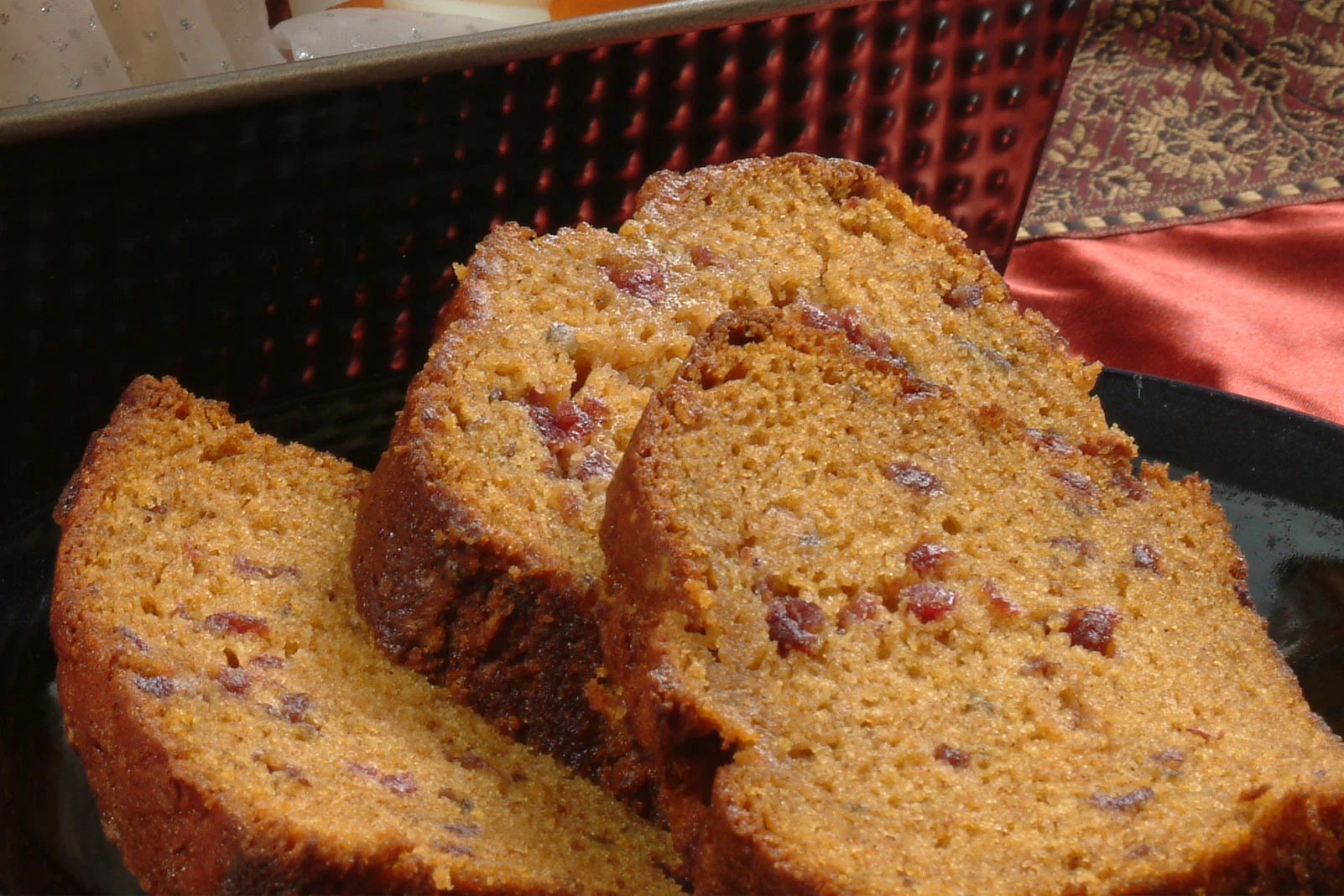 Pumpkin and Cranberry Tea Loaf