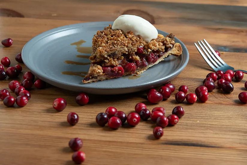 Cranberry-Apple Cobbler Pie