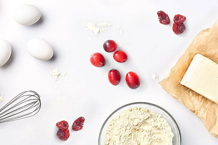 Cranberry and Camembert Puffs