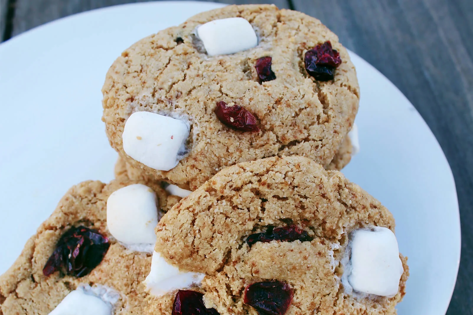 Ooey Gooey Vegan, Gluten Free Craisins® Dried Cranberries Cookies