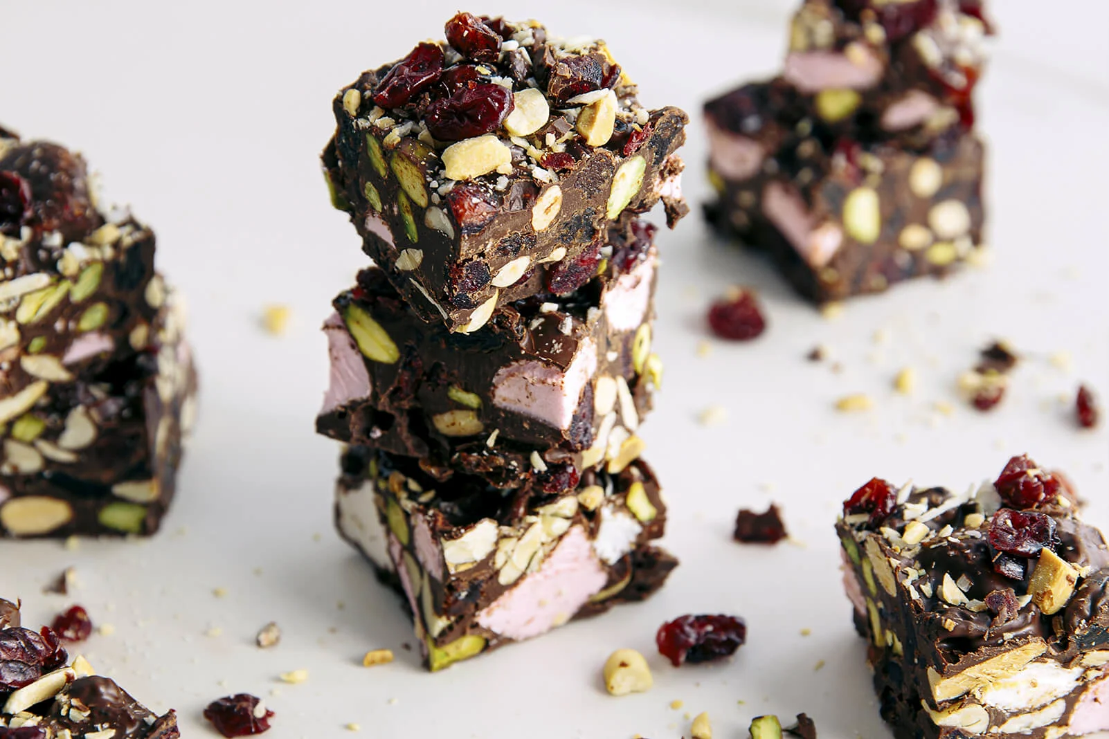 Cranberry Fruit & Nut Rocky Road