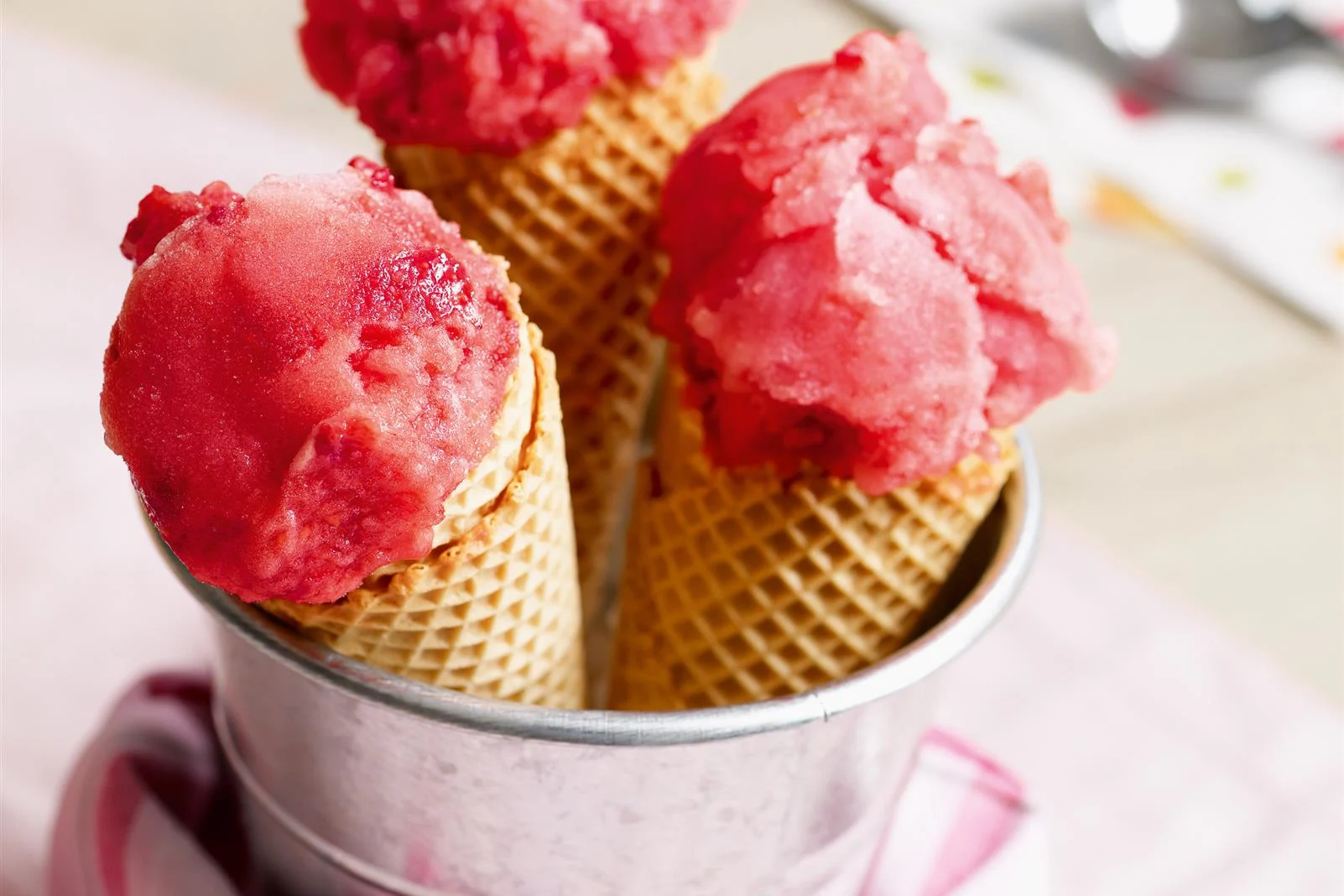 Cranberry and Raspberry Sorbet