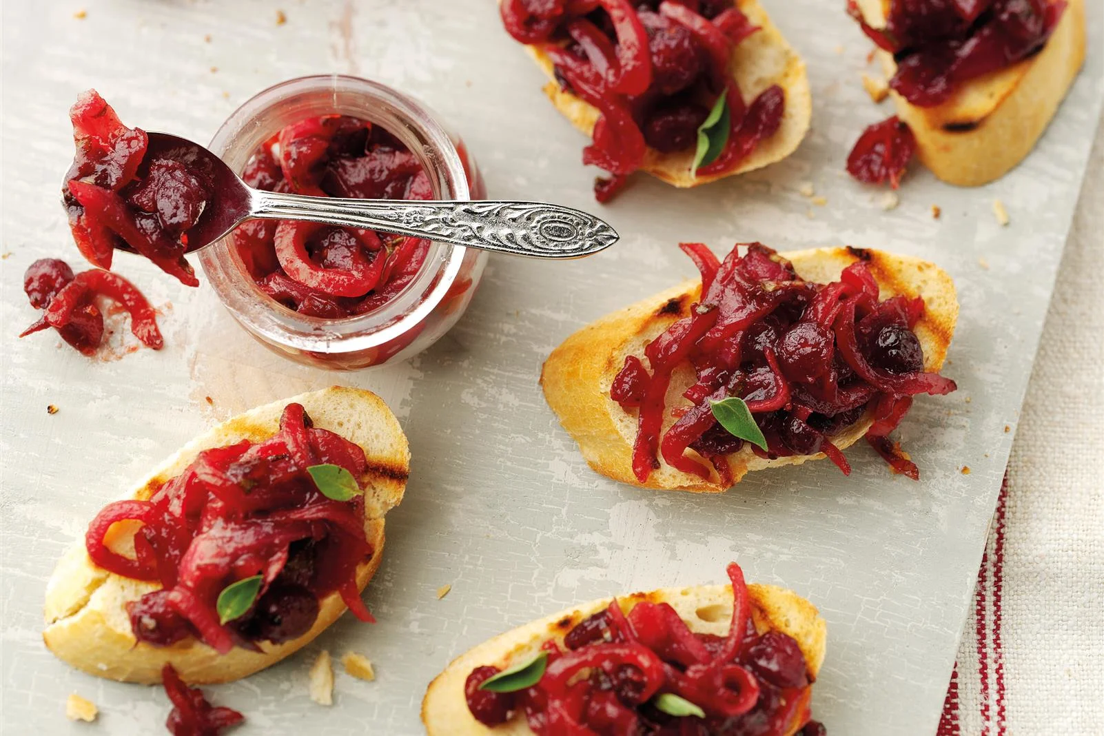 Cranberry Bruschetta